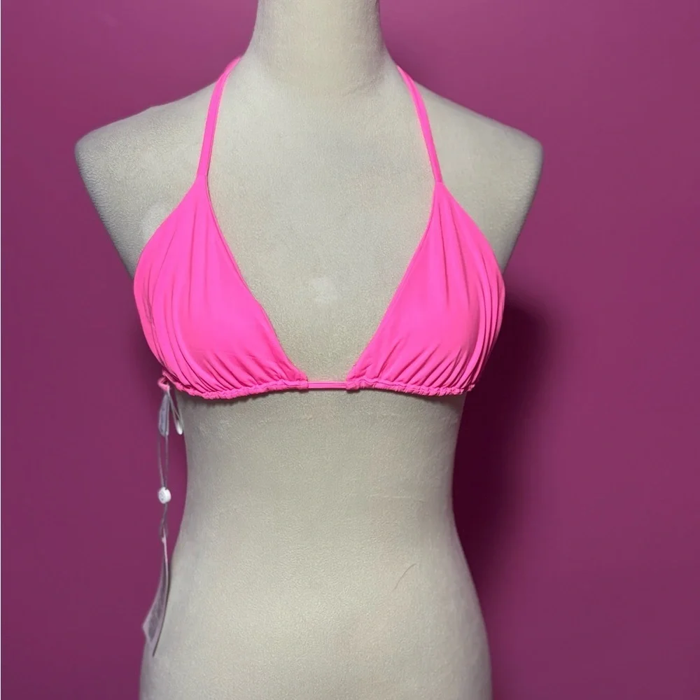 Peixoto ladies light bubblegum pink “Fifi” Bikini Top NWT! (Size M)